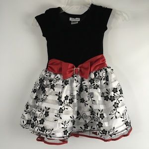 Bonnie Jean Dressy Formal Girls Dress Size 4/4T